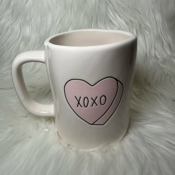 Rae Dunn Mug - Candy Hearts Double Sided - Picture 2 of 3